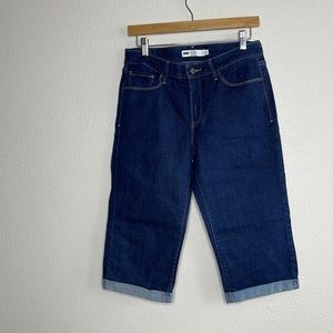 Levi’s Women’s Blue Jeans Cropped Pants